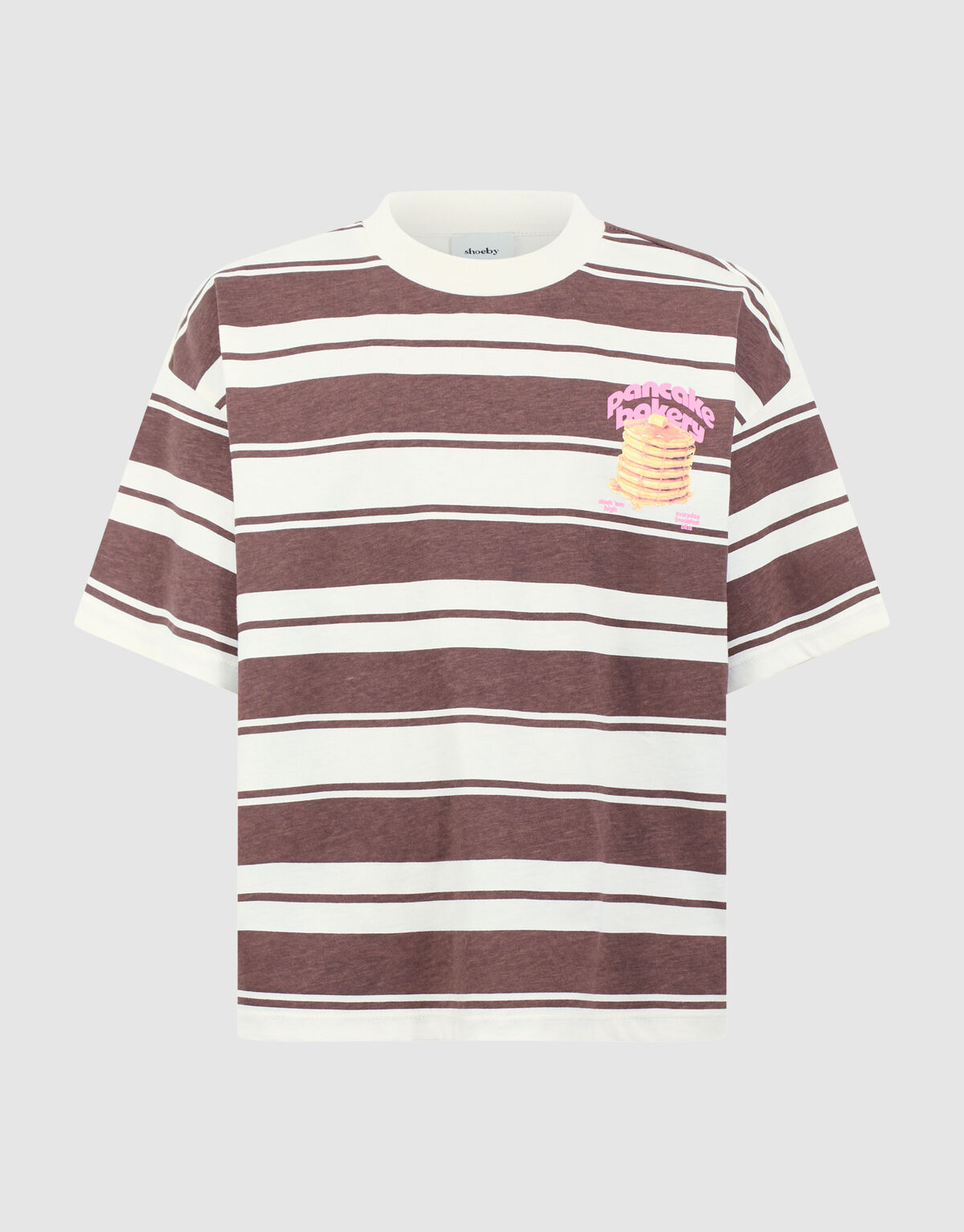 Pancake Bakery Artwork T-Shirt Braun SHOEBY GIRLS