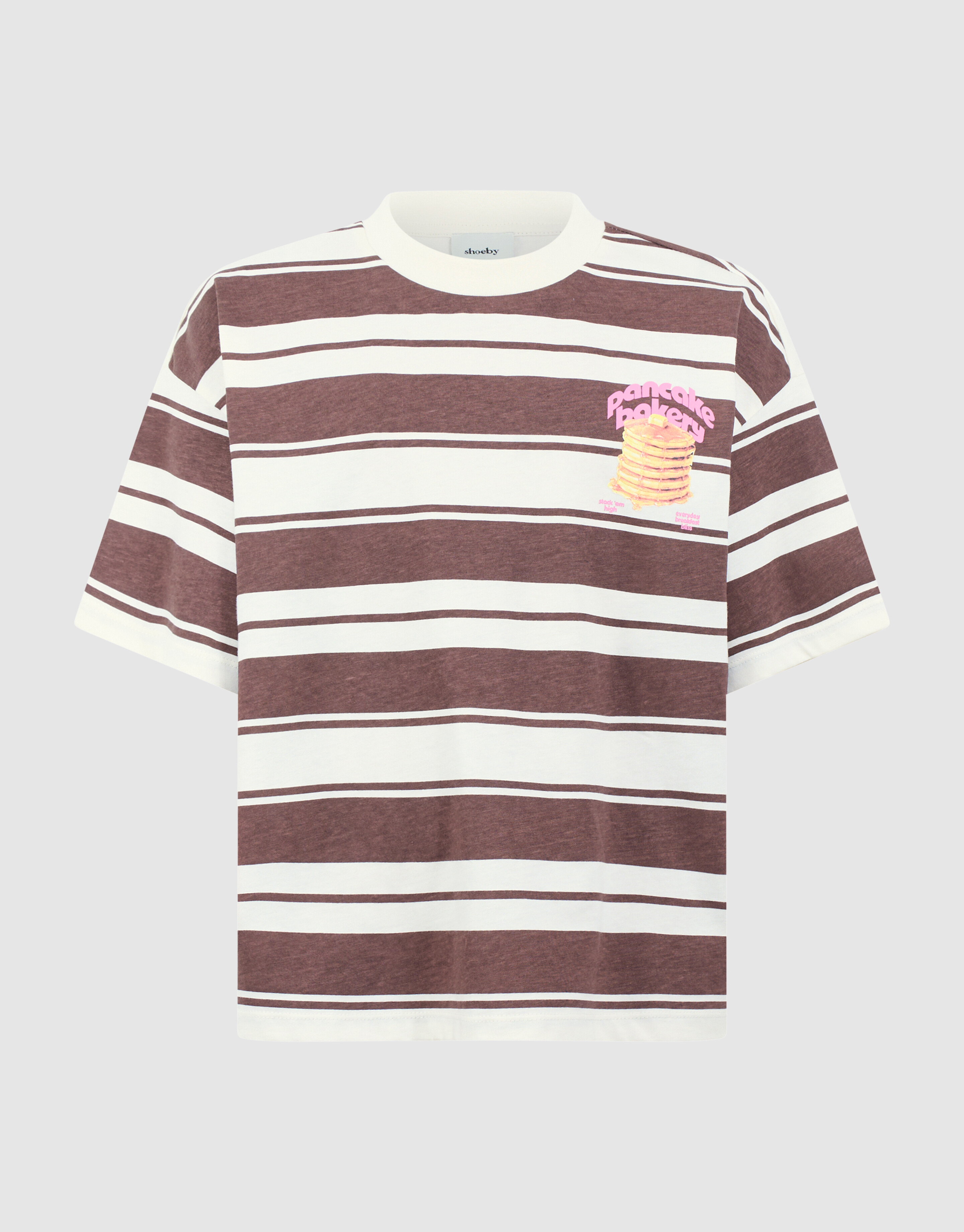 Pancake Bakery Artwork T-Shirt Braun SHOEBY GIRLS