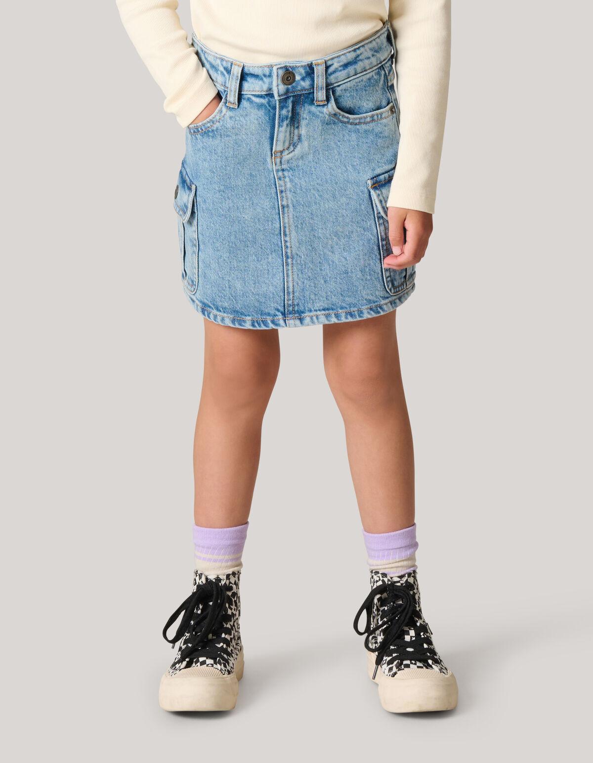Denim Cargorock Blau SHOEBY GIRLS