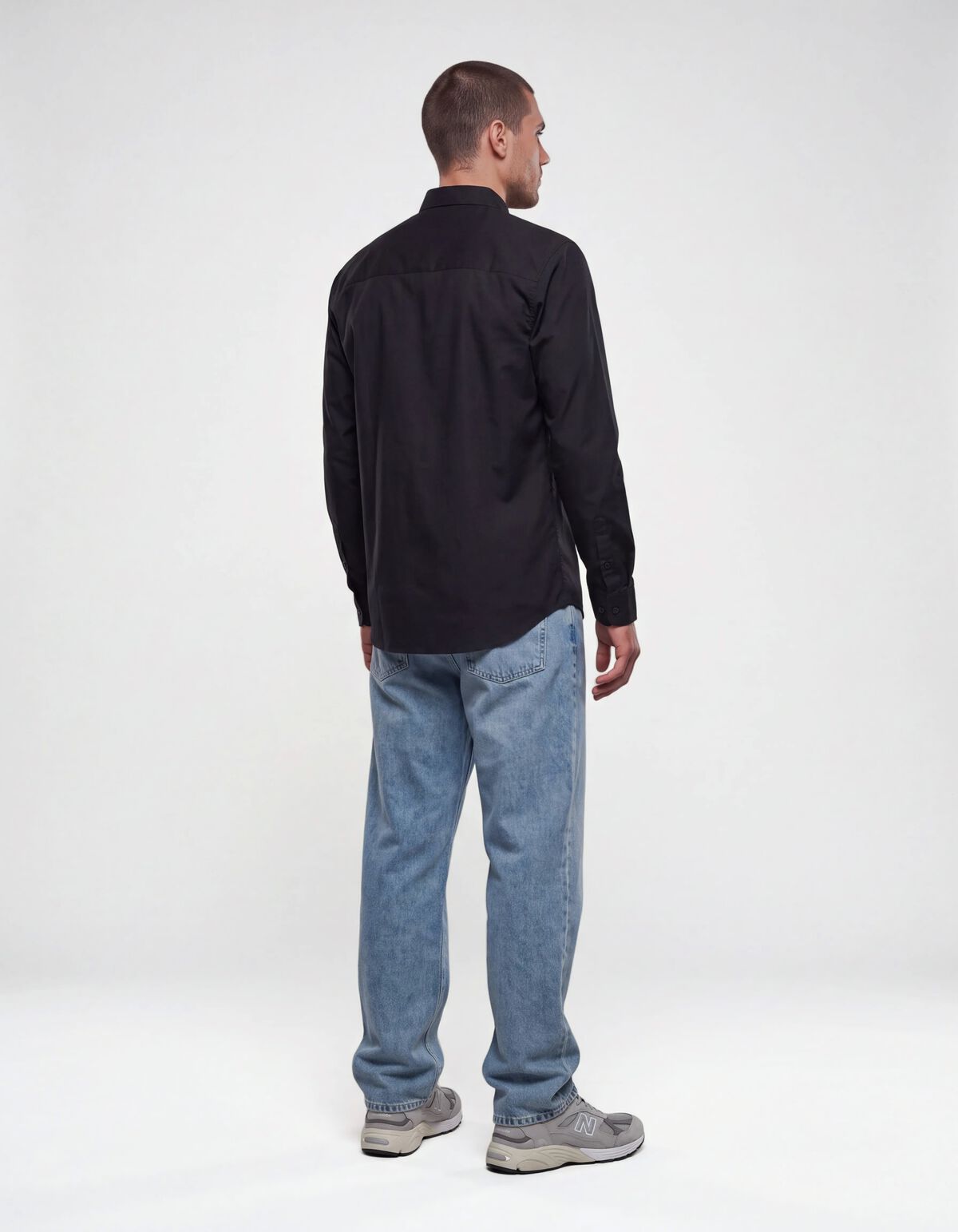 Basic Hemd Schwarz SHOEBY MEN