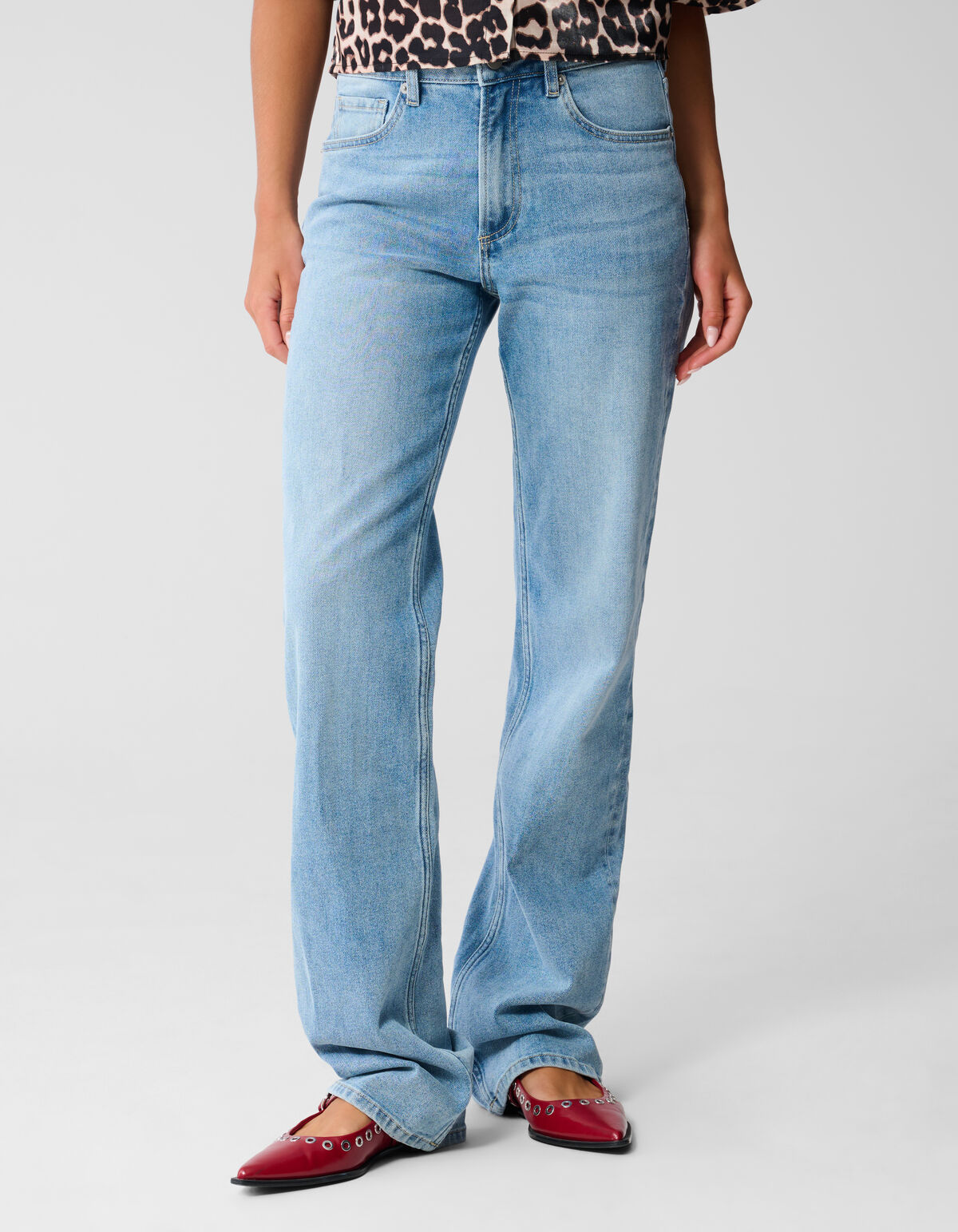 Straight Fit Jeans Extra Lang Mittelstein SHOEBY WOMEN