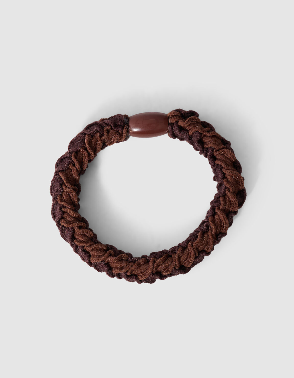 Geflochtenes Haargummi Braun SHOEBY ACCESSOIRES
