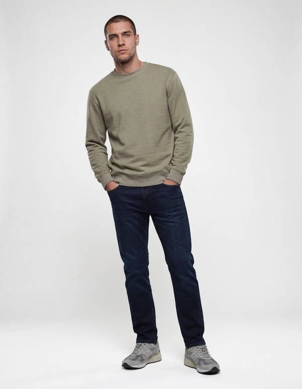 Embroidery Sweater Lichtgroen SHOEBY MEN