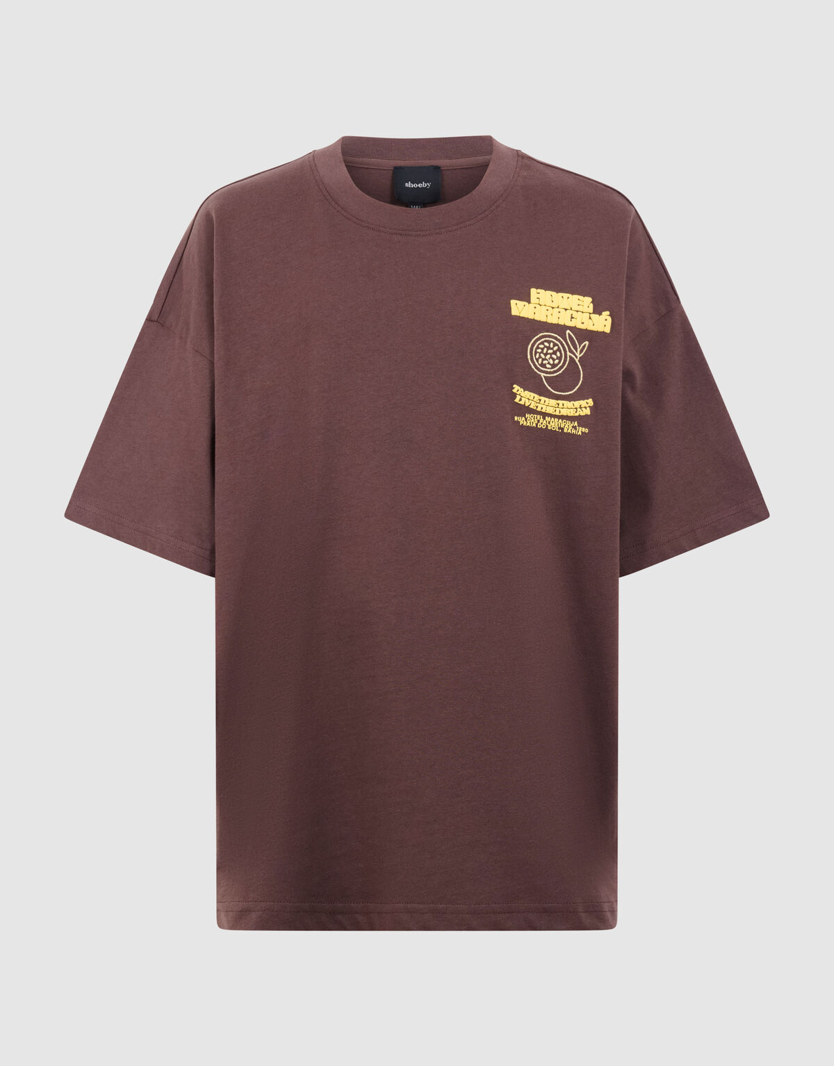 Hotel Artwork T-Shirt Dunkelbraun SHOEBY BOYS