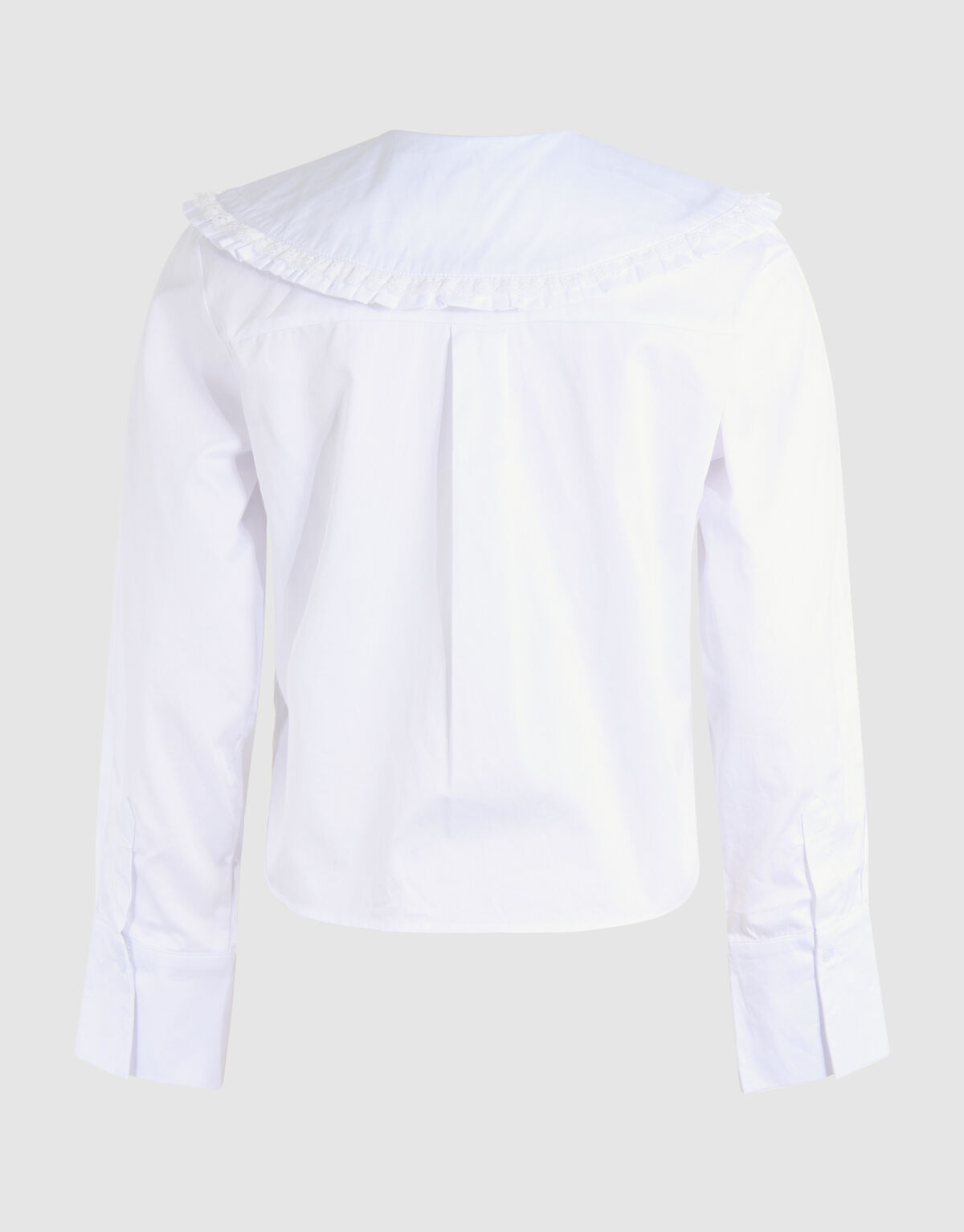 Bluse mit großem Kragen Weiß SHOEBY WOMEN