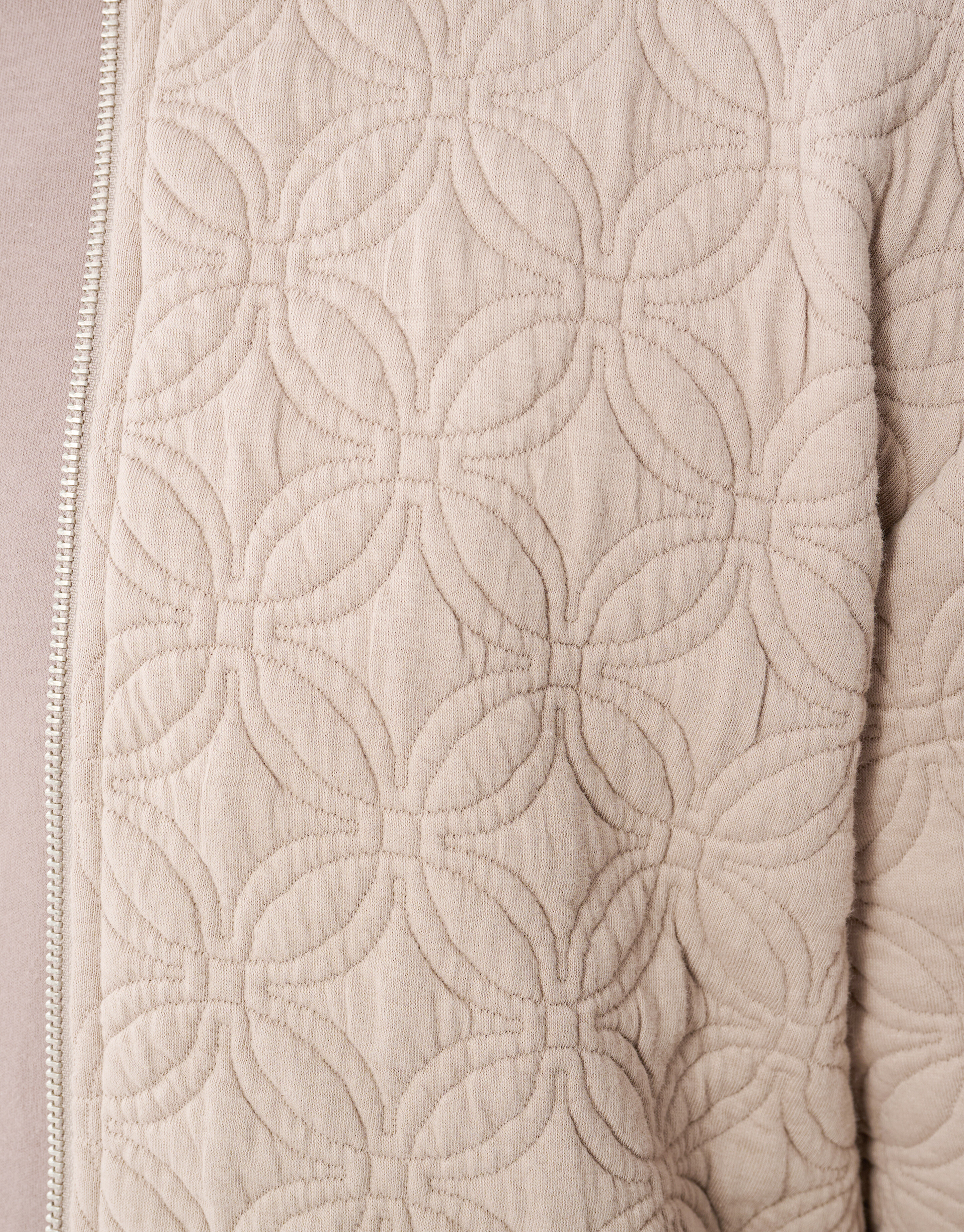 Stickerei Sweat Bomberjacke Hellbraun SHOEBY MEN