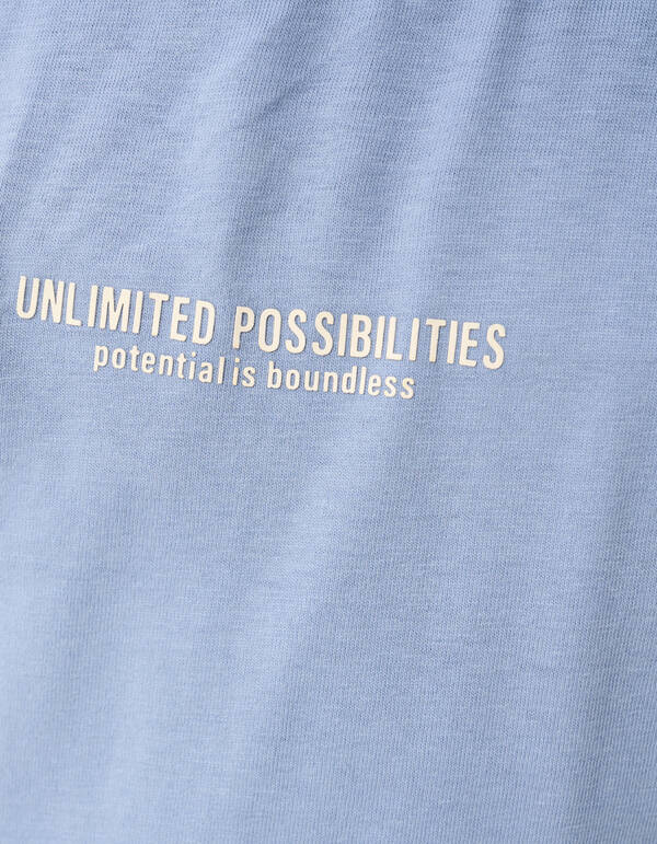 Text Artwork T-shirt Blau SHOEBY BOYS