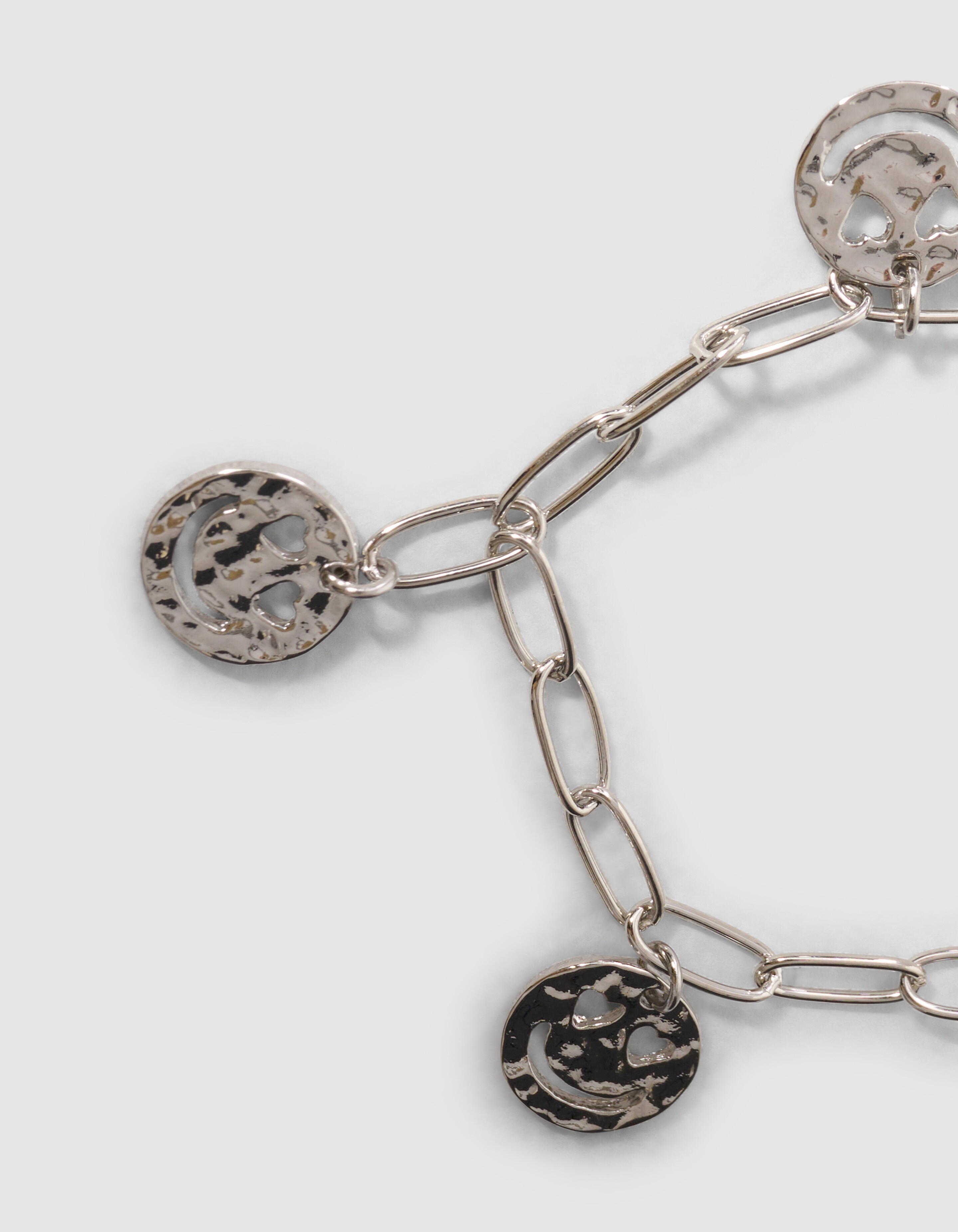 Smiley Armband Silber SHOEBY ACCESSOIRES