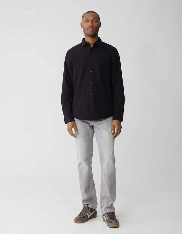 T-Shirt mit Logoprint, Dunkelrot SHOEBY MEN