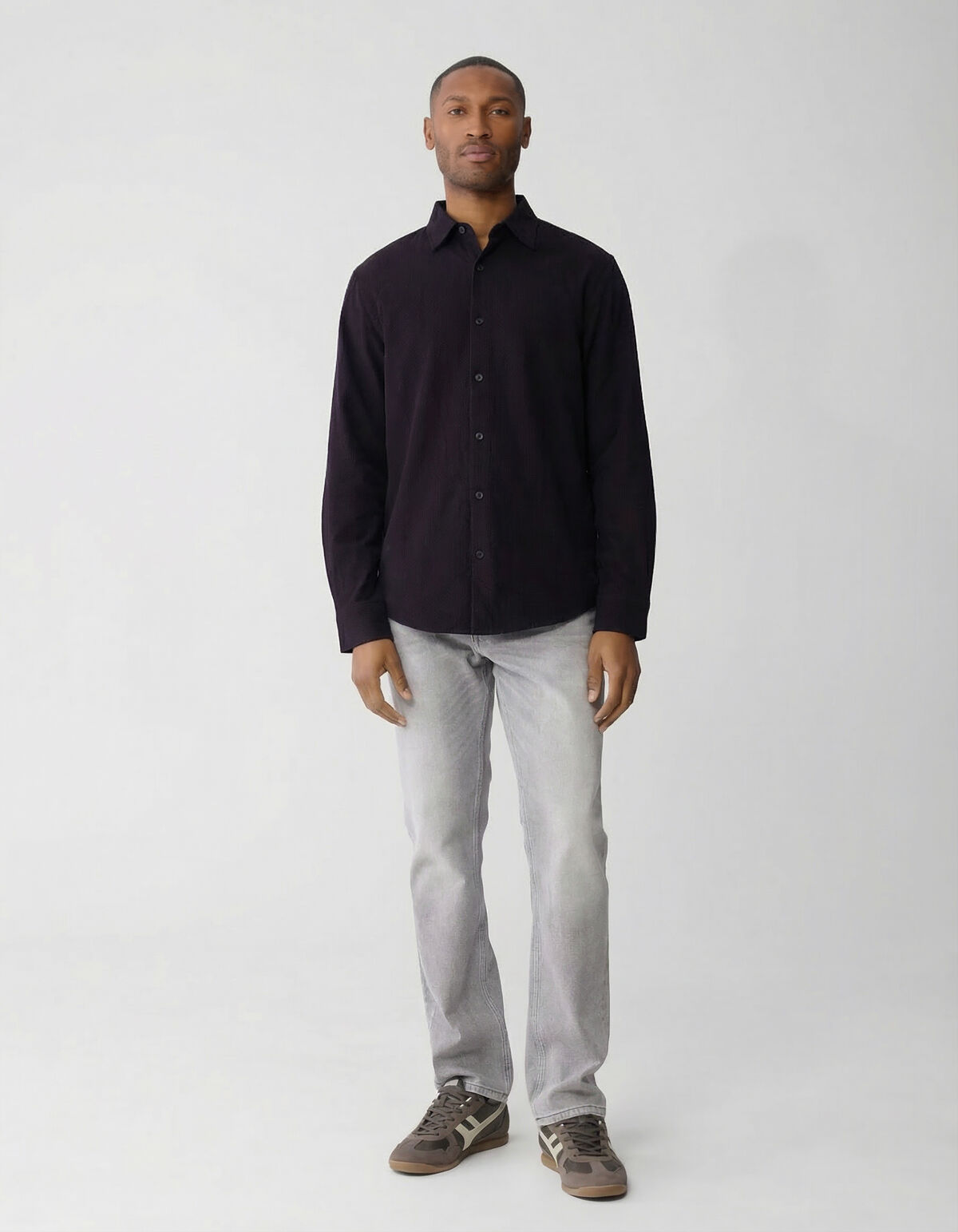 T-Shirt mit Logoprint, Dunkelrot SHOEBY MEN