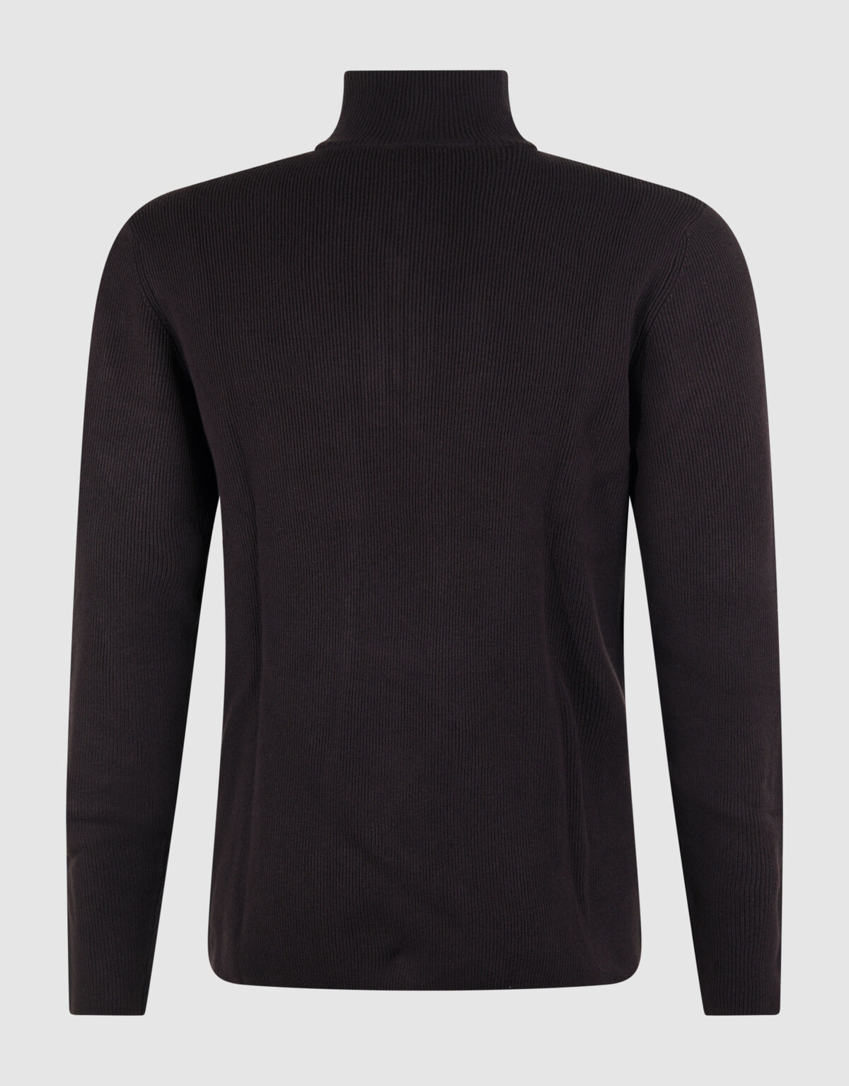 Pullover mit halbem Rei&szlig;verschluss, Strick, Dunkel SHOEBY MEN