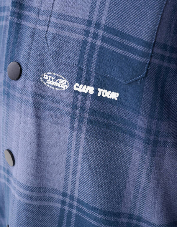 Karo-Pocket-Overshirt Blau SHOEBY BOYS