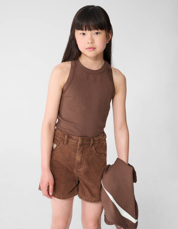 Basic Singlet Braun SHOEBY GIRLS