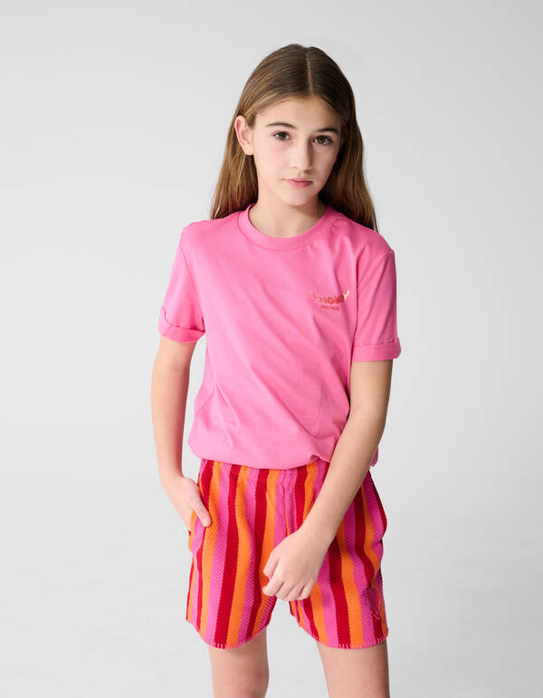 Pepper Artwork T-Shirt Rosa SHOEBY GIRLS