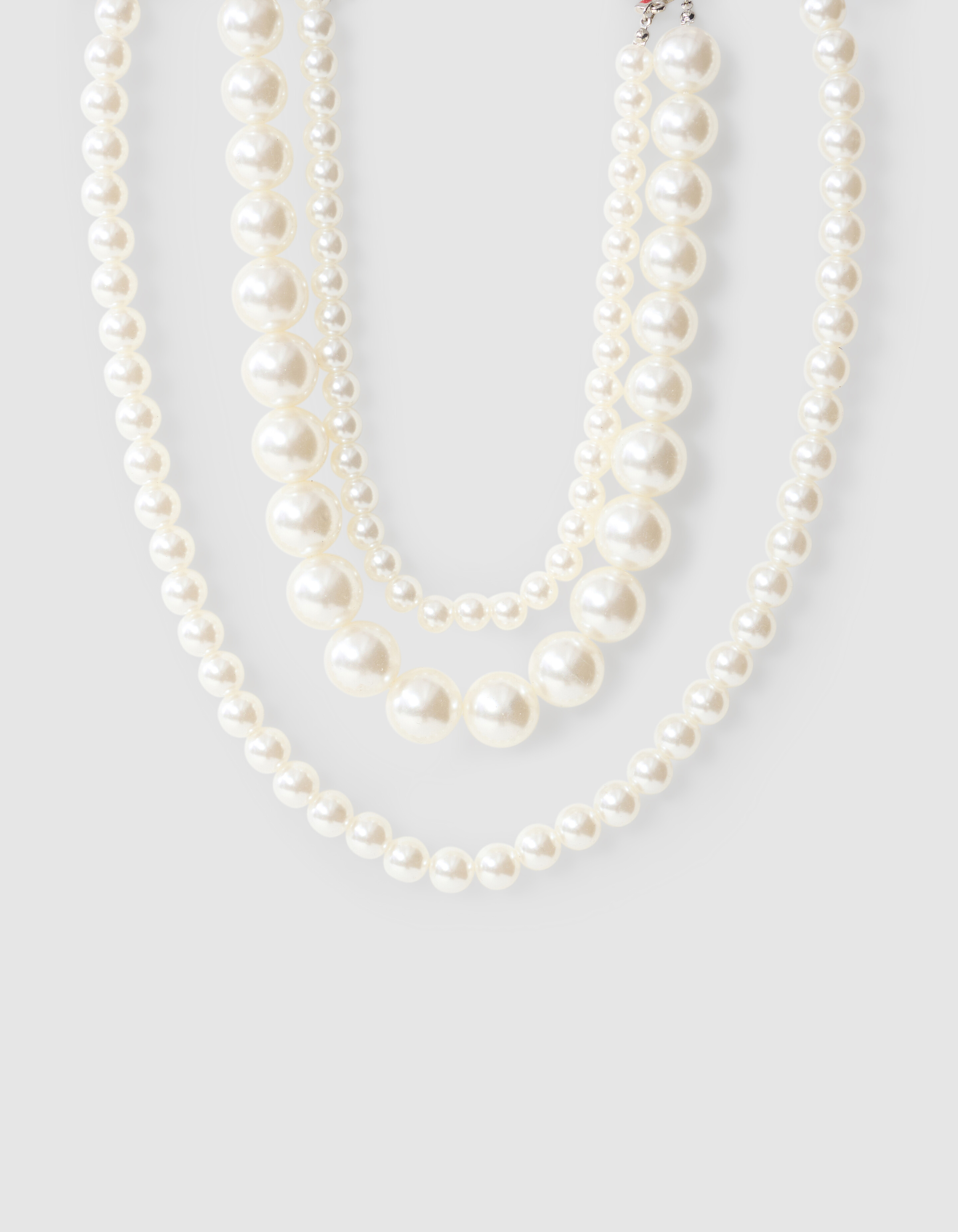 Perlenkette Off White SHOEBY ACCESSOIRES