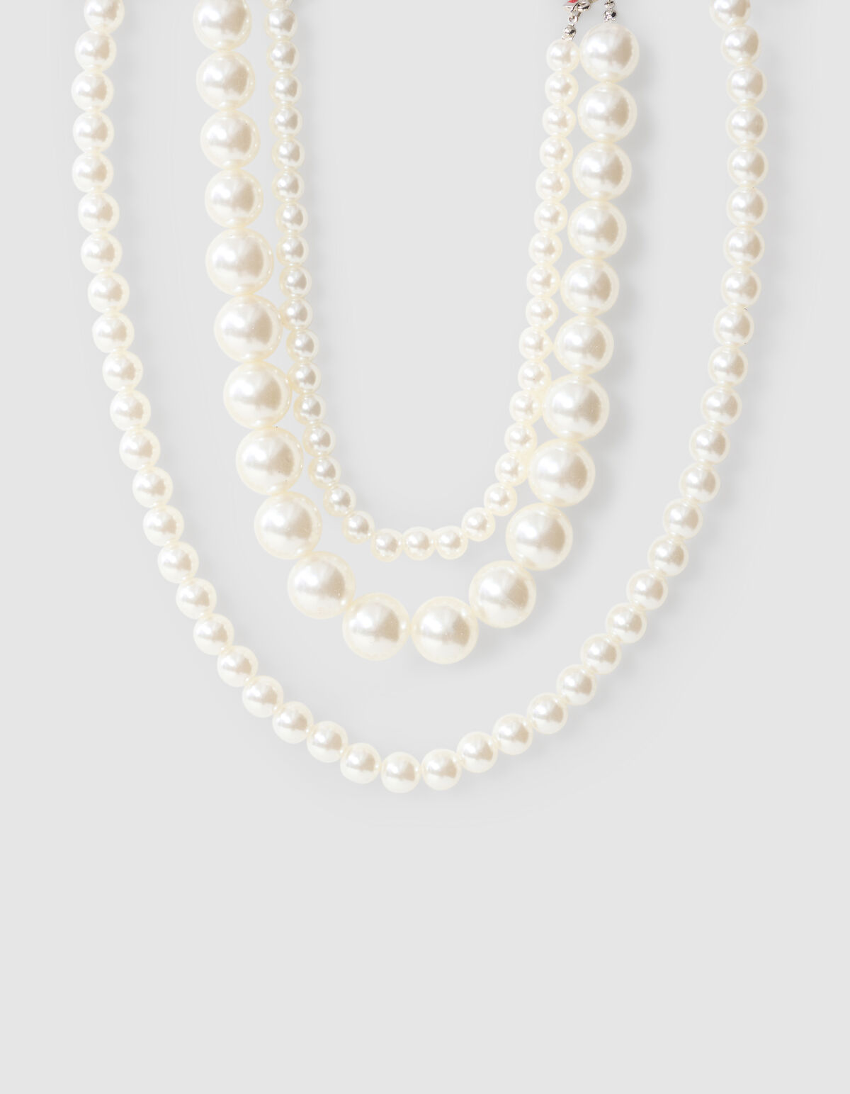 Perlenkette Off White SHOEBY ACCESSOIRES