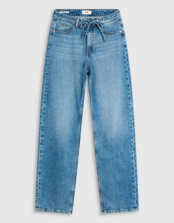 Balloon Fit Jeans Dunkelblau SHOEBY WOMEN