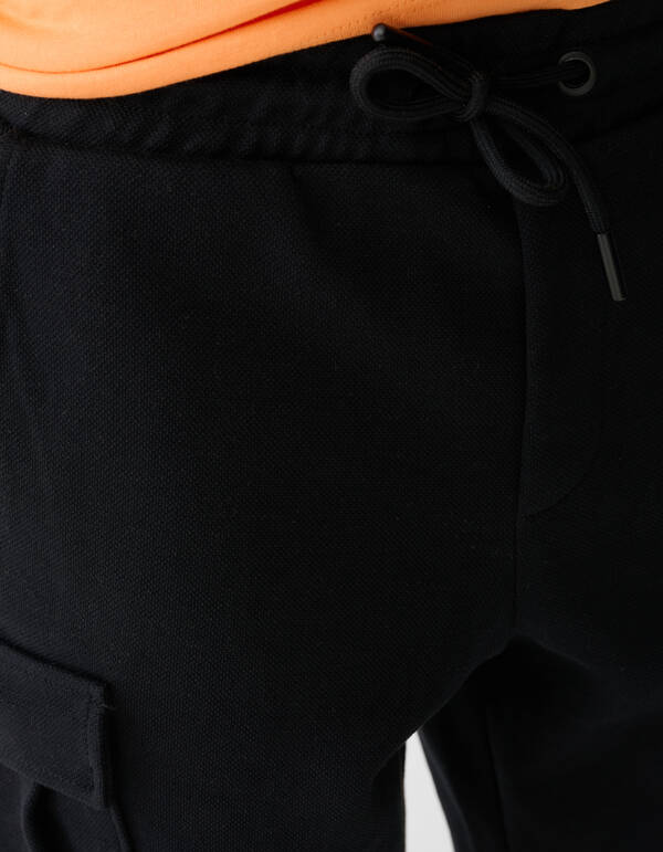 Cargo-Shorts Schwarz SHOEBY BOYS