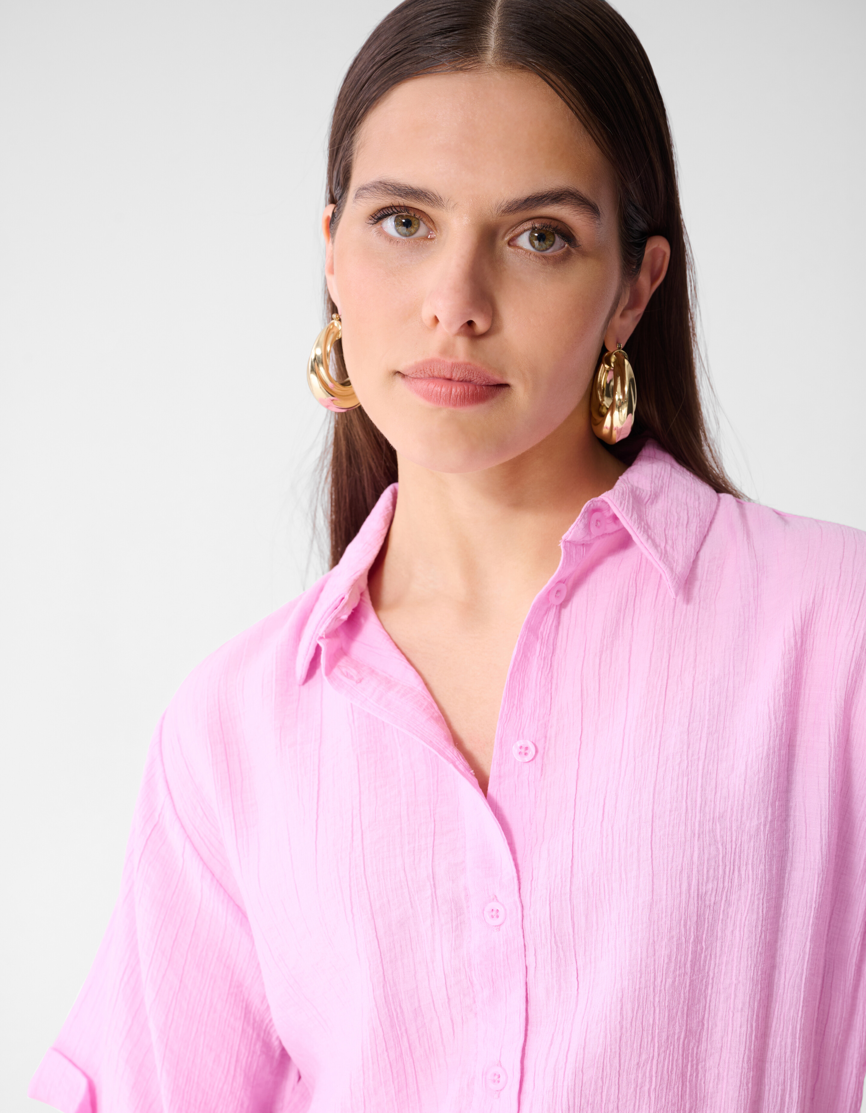 Struktur Knot Mini Kleid Rosa SHOEBY WOMEN