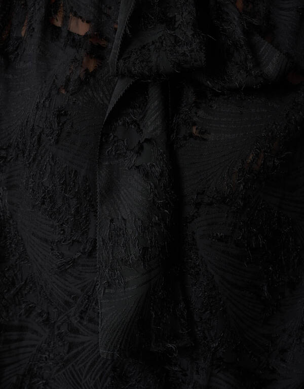 Bow Mini Dress Black SHOEBY WOMEN