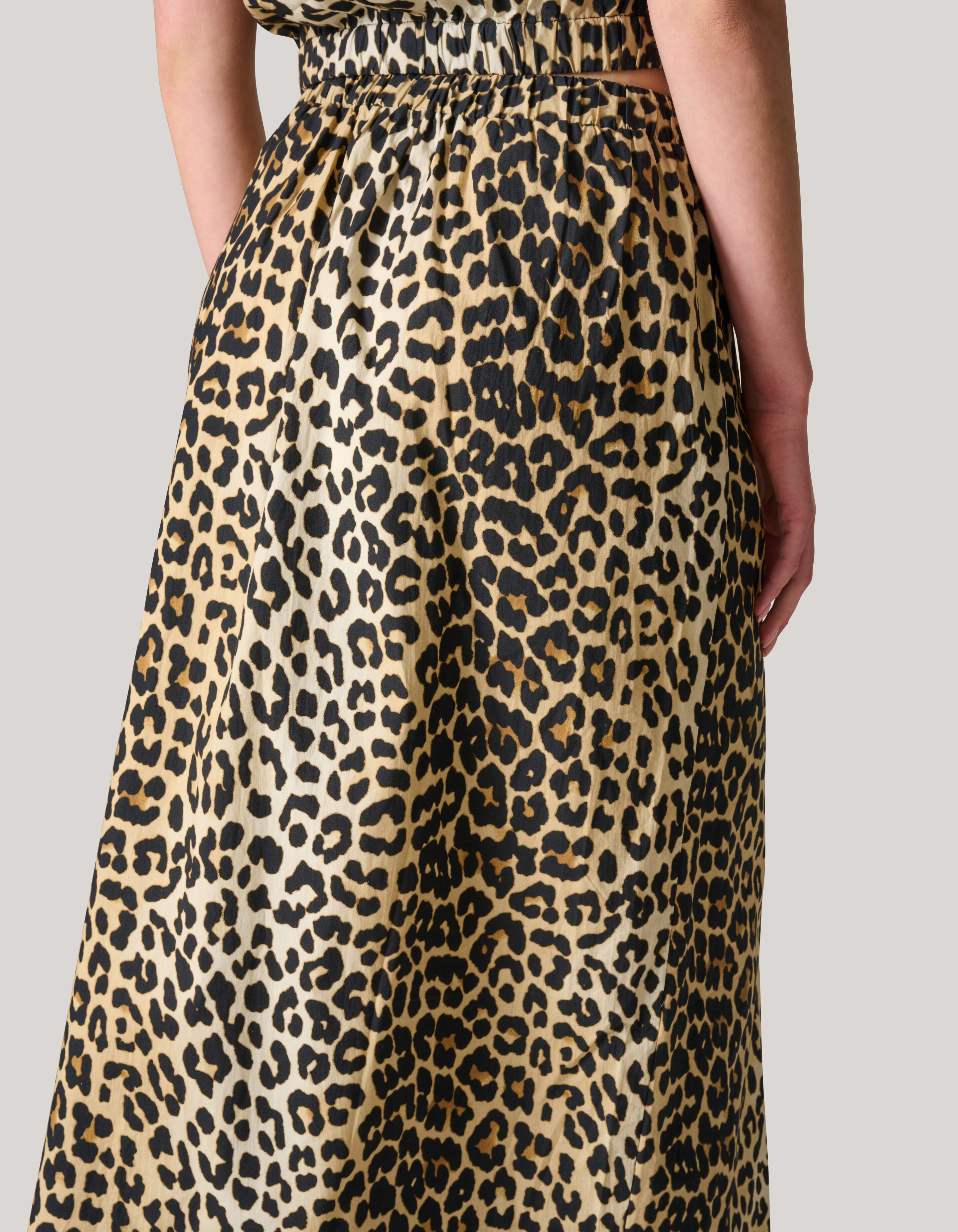 Leopard Popeline Maxirock SHOEBY WOMEN