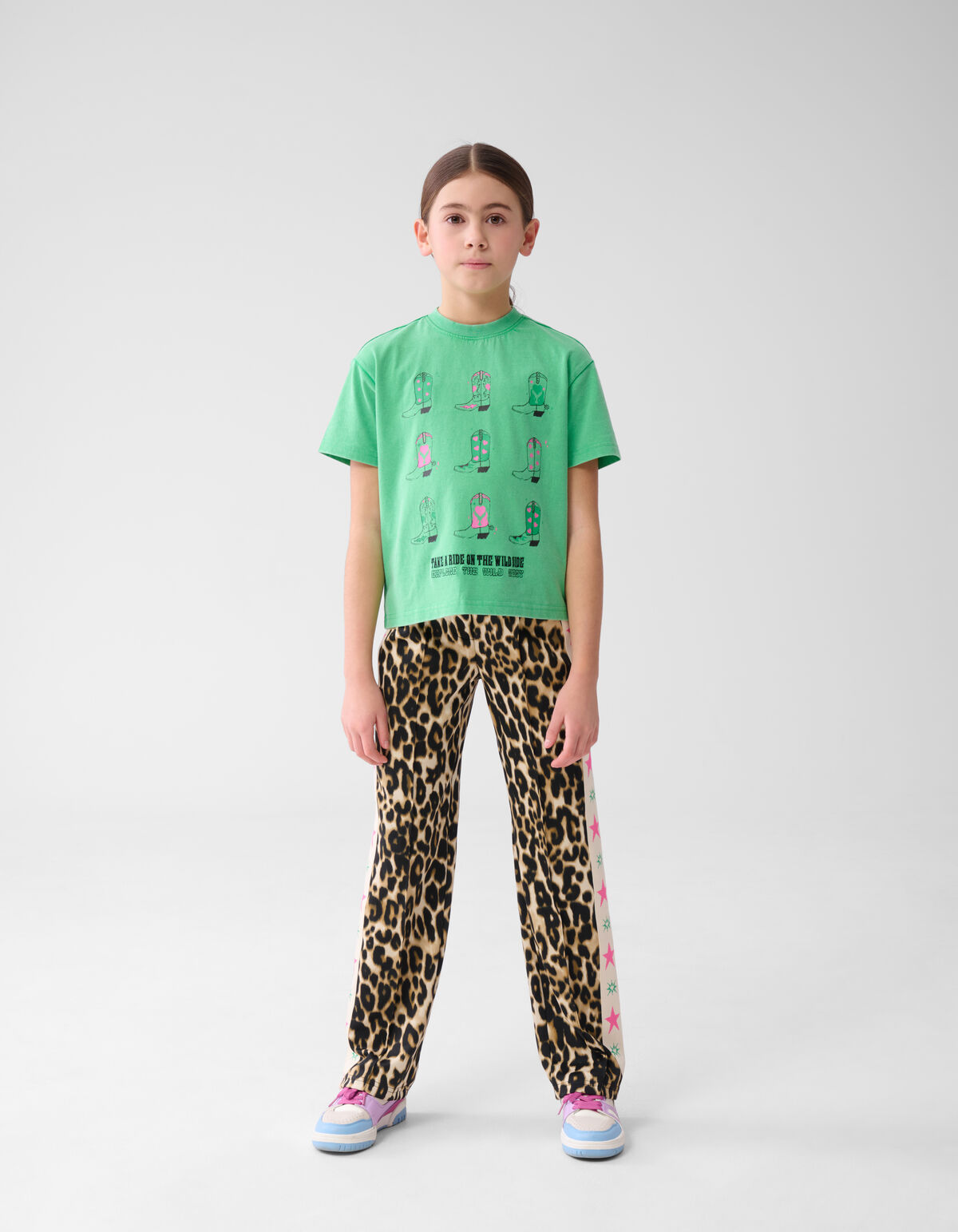 Kunstwerk T-shirt Grün SHOEBY GIRLS