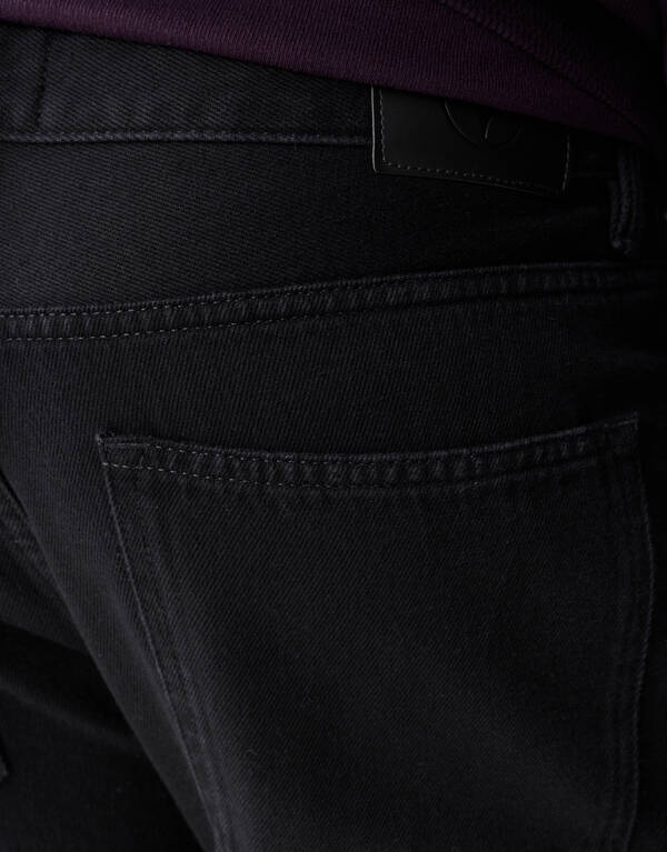 Relaxed Fit Jeans Washed Schwarz SHOEBY MEN