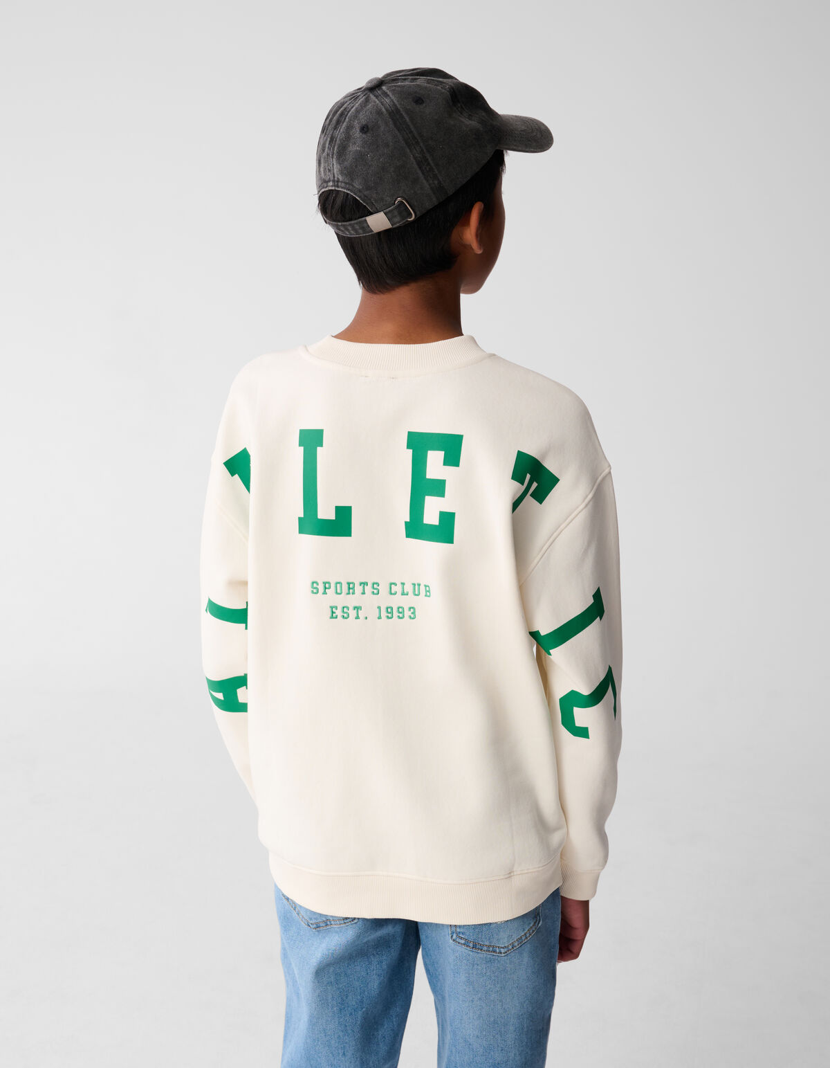 Athletic Artwork Pullover Off White SHOEBY BOYS