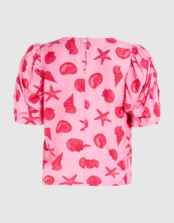 Puff Shell Top Rosa SHOEBY WOMEN