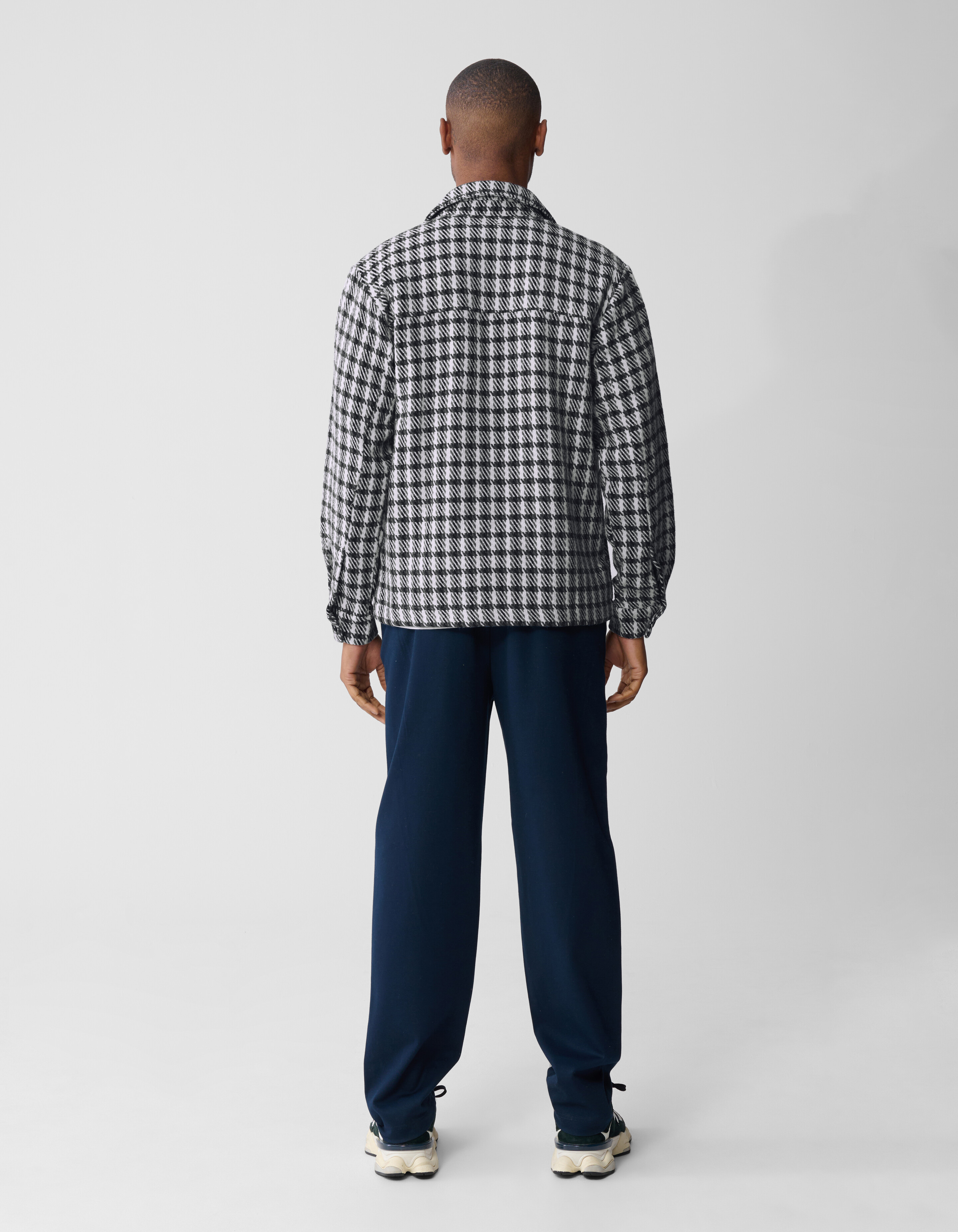 Kariertes Overshirt Schwarz/Grau SHOEBY MEN