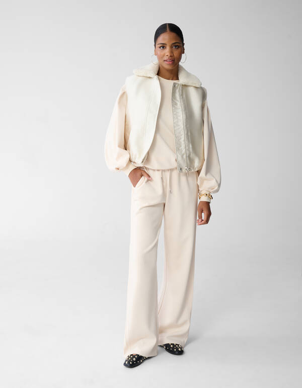 Wendbare Weste in gebrochenem Wei&szlig; von Fred SHOEBY WOMEN