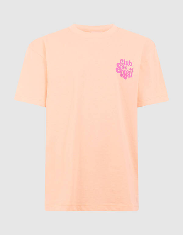 Club De Soleil Artwork T-Shirt Hellorange SHOEBY GIRLS