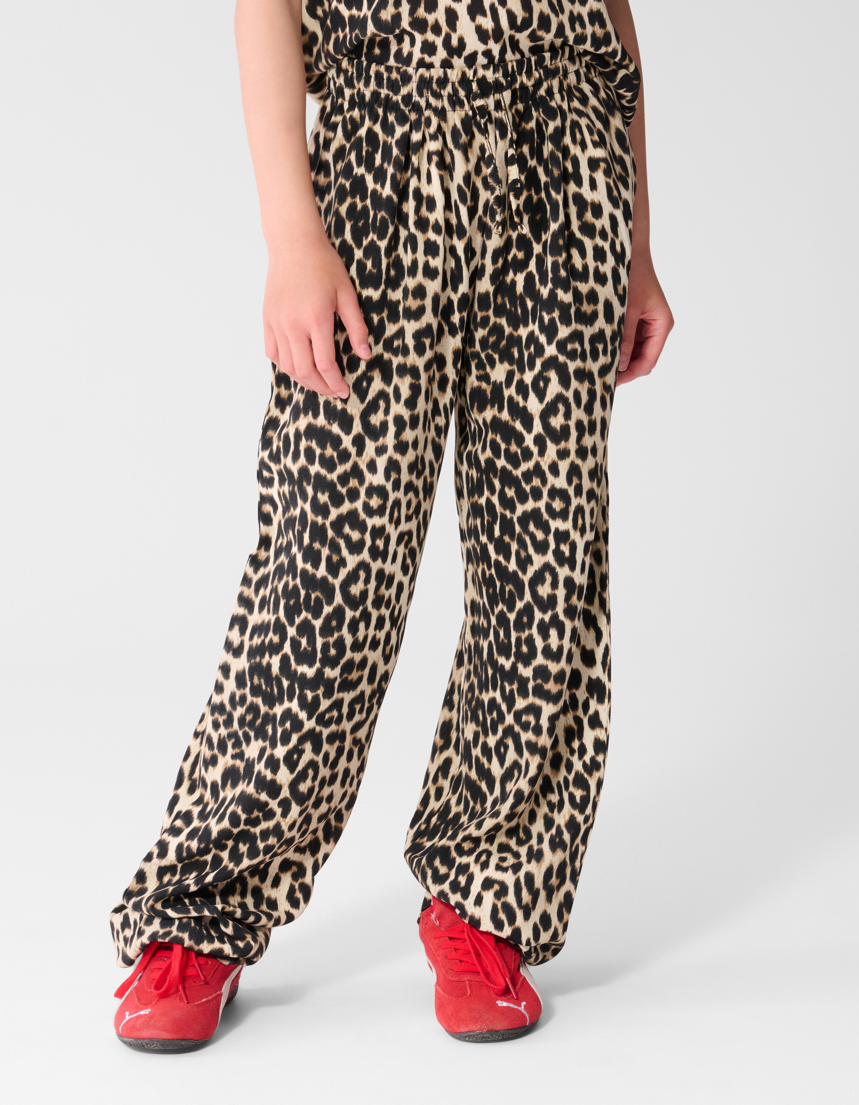Twist Leopard Weite-Hosen Braun SHOEBY GIRLS
