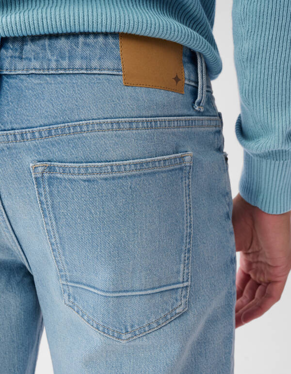 Straight Fit Jeans Gebleicht L34 SHOEBY MEN