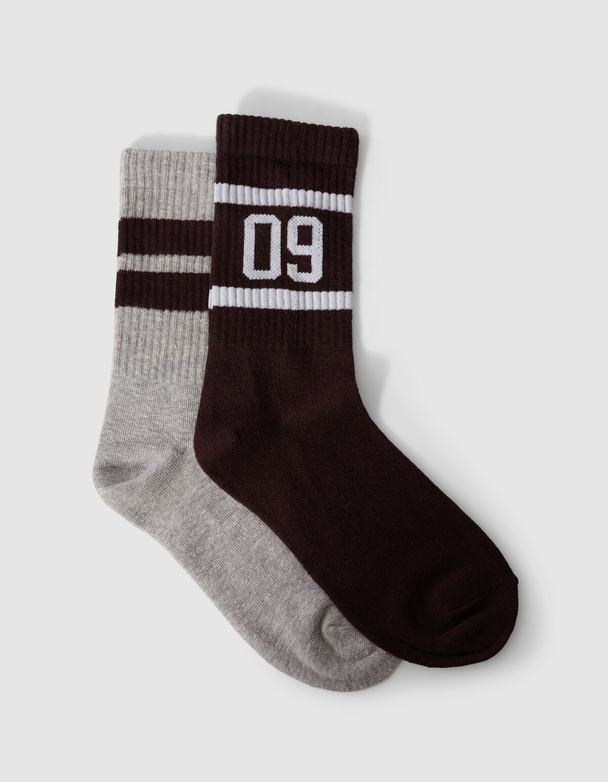 Socken-Set Grau/Dunkelbraun SHOEBY ACCESSOIRES