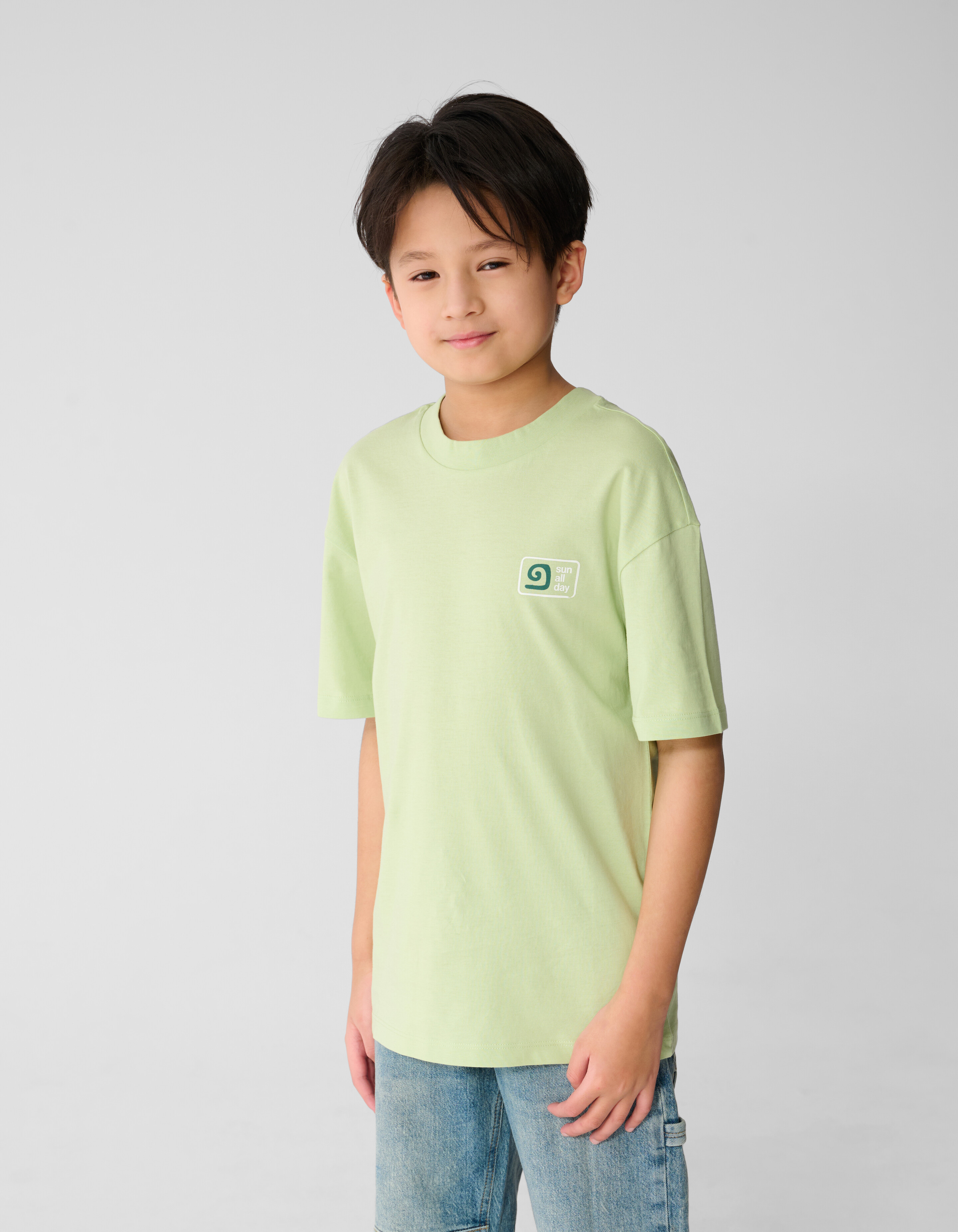 Green Wave T-Shirt Hellgr&uuml;n SHOEBY BOYS