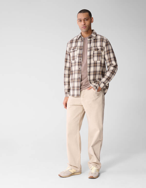 Baggy Fit Jeans Sand L32 SHOEBY MEN