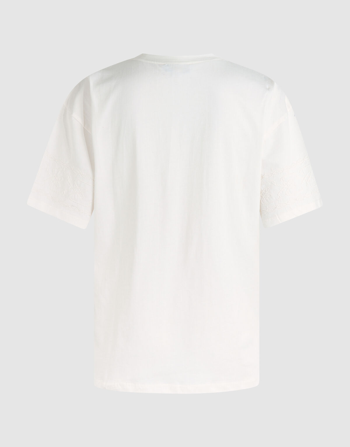Cord-Stickerei T-Shirt Off White von Fred SHOEBY WOMEN