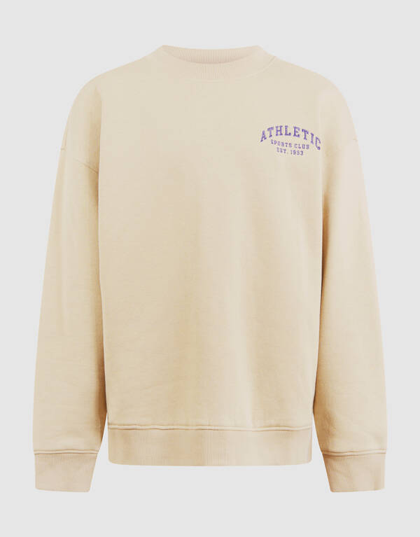 Athletisches Kunstwerk Pullover Beige SHOEBY BOYS