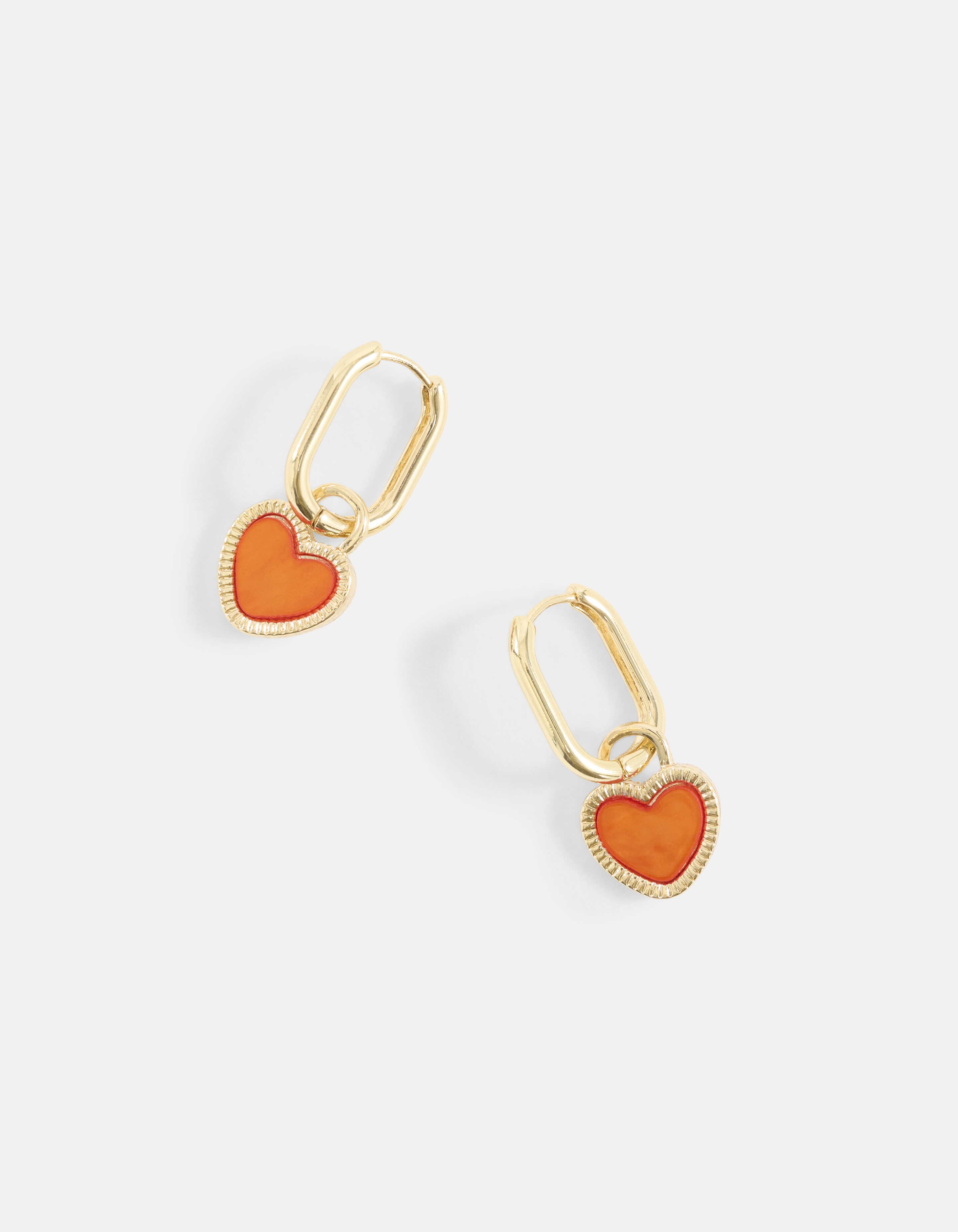 Two Colored Heart Oorbellen Goud SHOEBY ACCESSOIRES