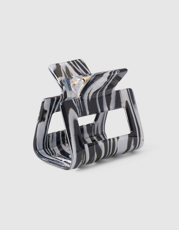 Haarspange Schwarz/Wei&szlig; SHOEBY ACCESSOIRES