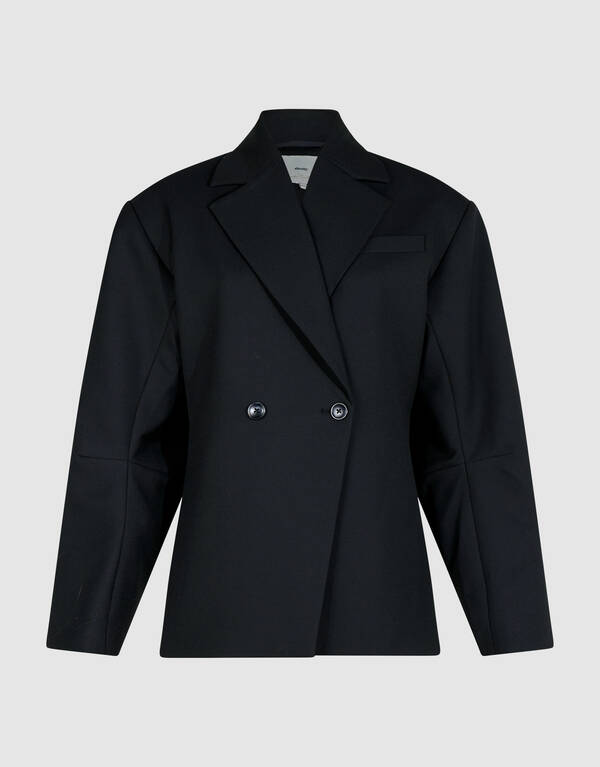 Oversized Shoulder Blazer Schwarz By Lonneke SHOEBY WOMEN