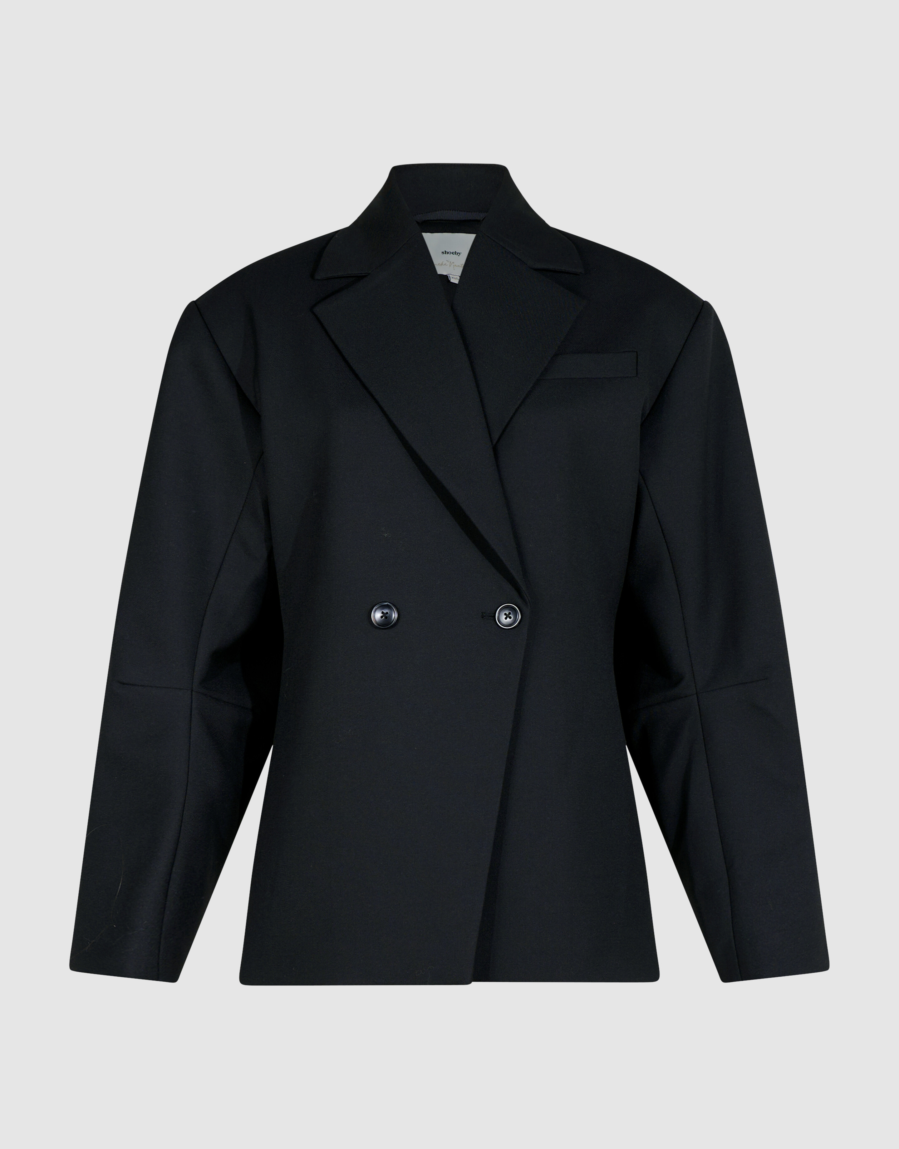 Oversized Shoulder Blazer Schwarz By Lonneke SHOEBY WOMEN