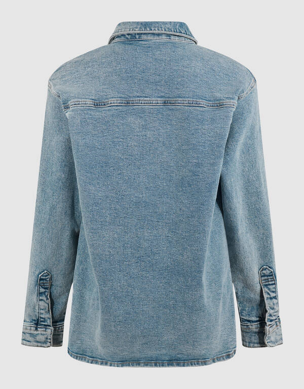 Denim Overshirt Lichtblau SHOEBY BOYS
