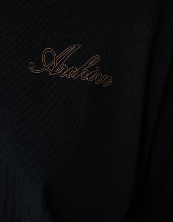 T-Shirt mit Herz-Motiv auf der R&uuml;ckseite, Schwarz SHOEBY WOMEN