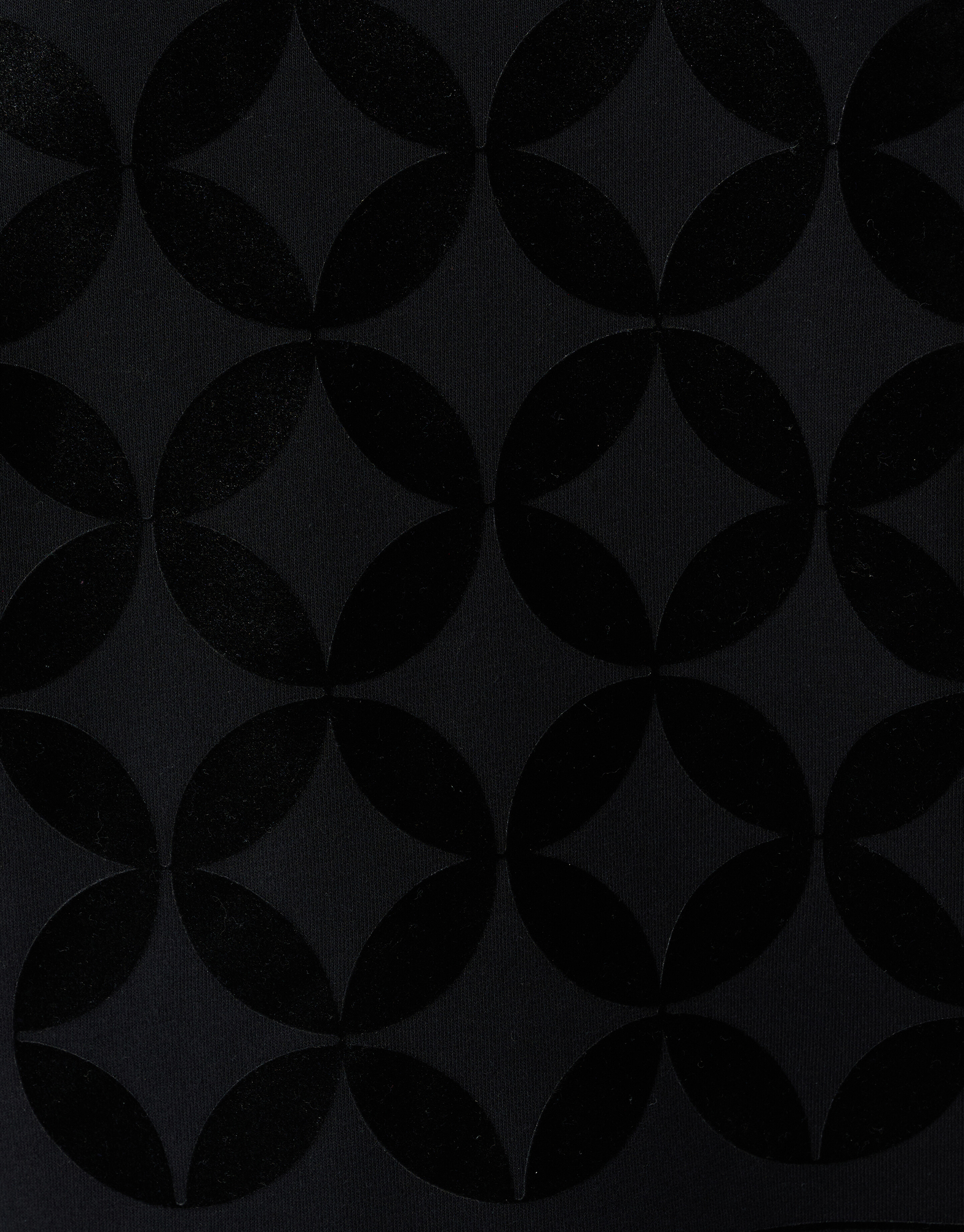 Schwarzer Flockpullover SHOEBY MEN