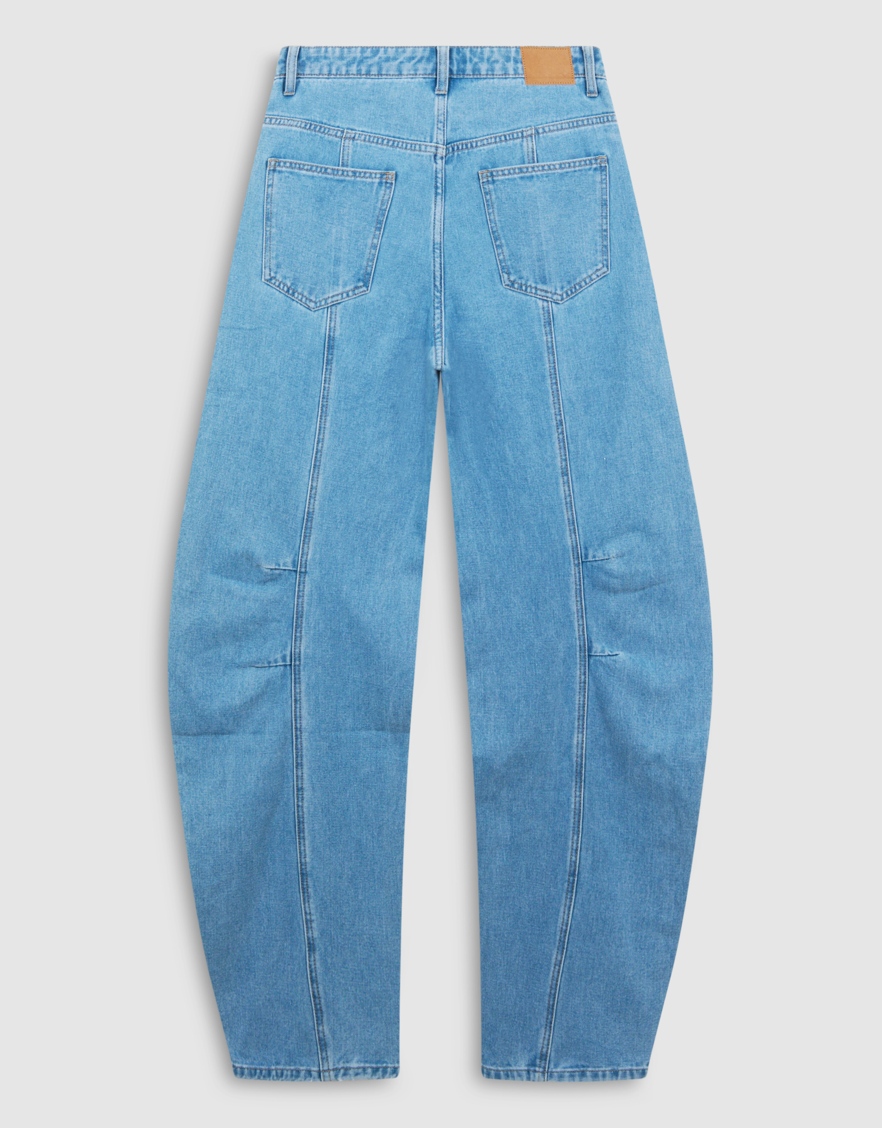 Faltenhose Baggy Fit Jeans Hellblau SHOEBY WOMEN