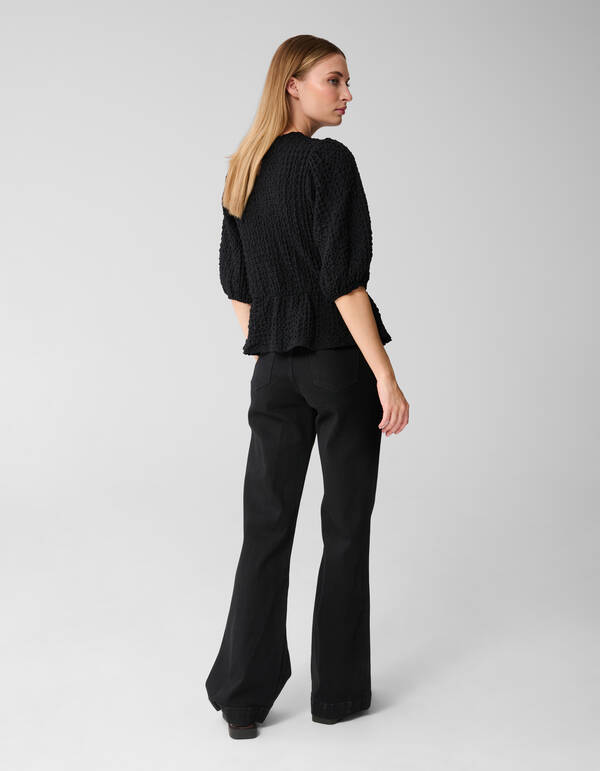 Flared Fit Jeans Schwarz SHOEBY WOMEN