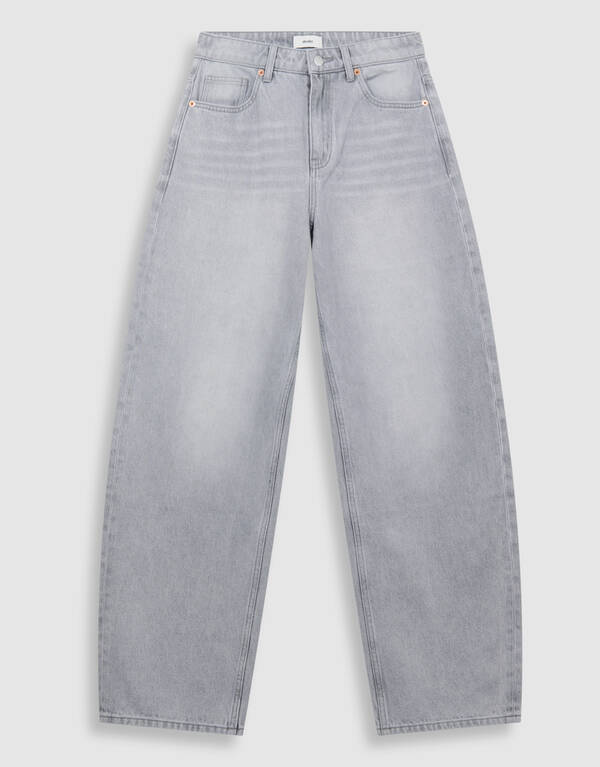 Baggy-Fit-Jeans, hellgrau SHOEBY WOMEN