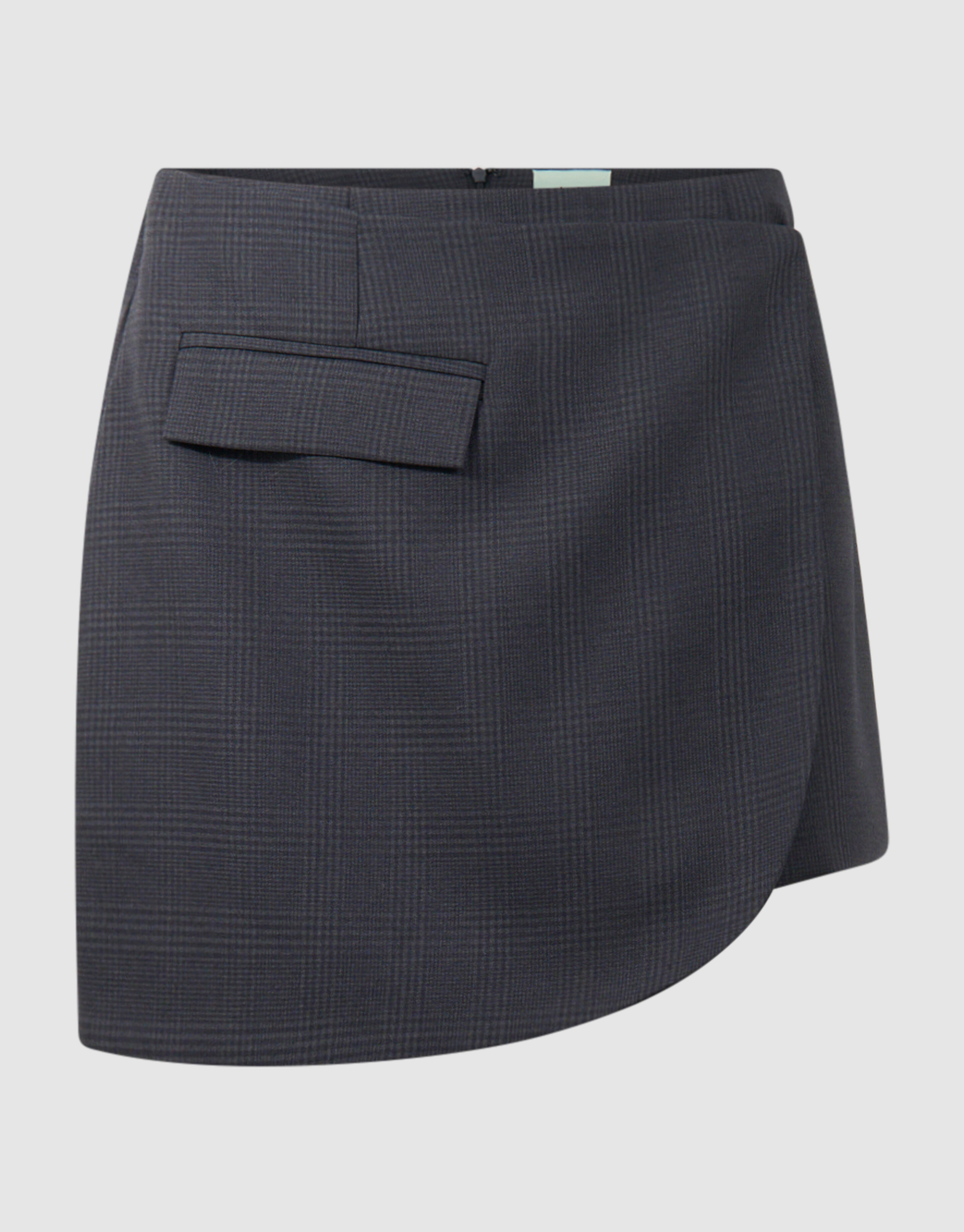 Minirock mit Karomuster Dunkelgrau SHOEBY WOMEN